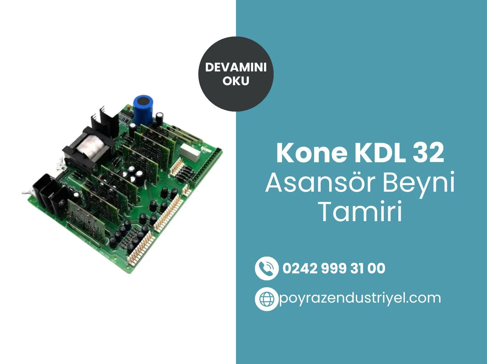 Kone Kdl 32 Asansör Beyni Tamiri